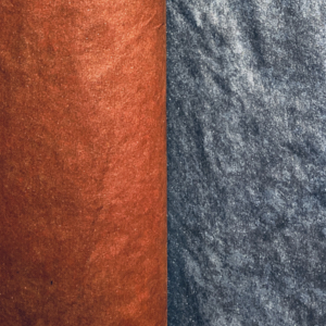 Terracotta und Grau